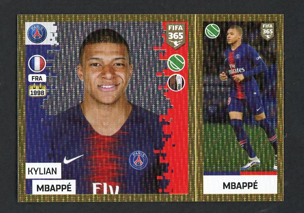2018 Panini Stickers #157 Kylian Mbappe PSG 435446