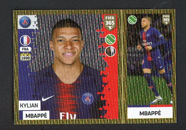 2018 Panini Stickers #135 Kylian Mbappe PSG 435447