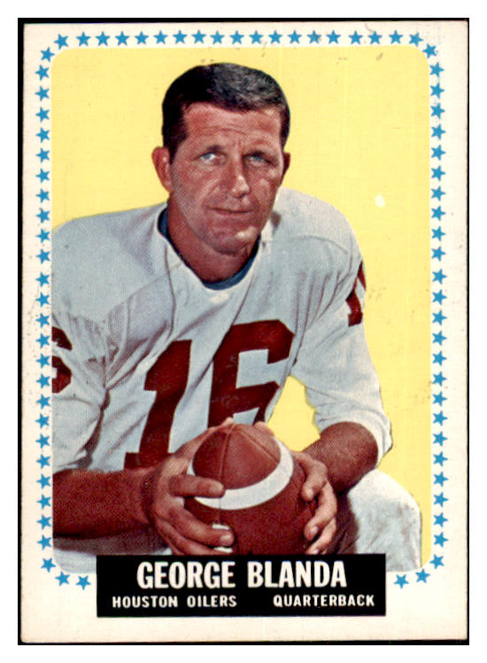 1964 Topps Football #068 George Blanda Oilers EX-MT 435484