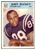 1966 Philadelphia #018 John Mackey Colts EX-MT 435491