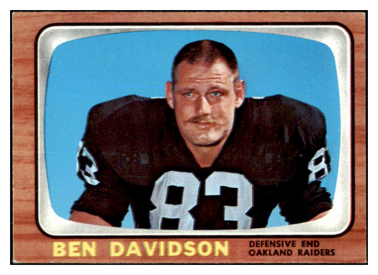 1966 Topps Football #108 Ben Davidson Raiders EX-MT 435500