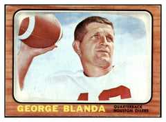 1966 Topps Football #046 George Blanda Oilers EX-MT 435501