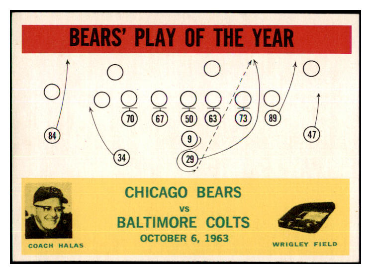 1964 Philadelphia #028 George Halas Bears NR-MT 435510