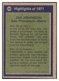1972 Topps Football #284 Jim Johnson A.P. 49ers NR-MT 435540