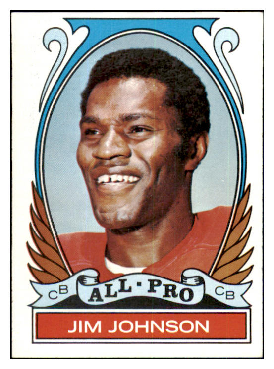 1972 Topps Football #284 Jim Johnson A.P. 49ers NR-MT 435548