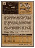 1971 Topps Football #025 Dick Butkus Bears EX-MT 435562