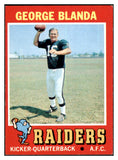 1971 Topps Football #039 George Blanda Raiders EX-MT 435563