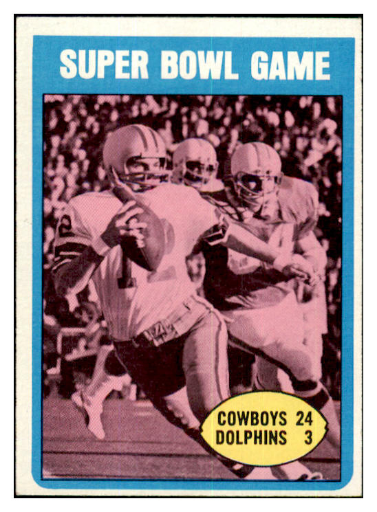 1972 Topps Football #139 Super Bowl Roger Staubach EX-MT 435569