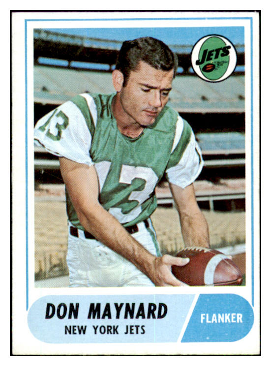 1968 Topps Football #169 Don Maynard Jets EX-MT 435575