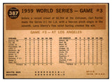 1960 Topps Baseball #387 World Series Game 3 Carl Furillo VG-EX 435624