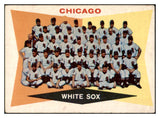 1960 Topps Baseball #208 Chicago White Sox Team EX 435627