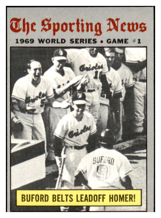 1970 Topps Baseball #305 World Series Game 1 Don Buford VG-EX 435650