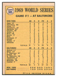 1970 Topps Baseball #305 World Series Game 1 Don Buford VG-EX 435650