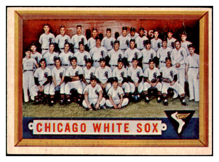 1957 Topps Baseball #329 Chicago White Sox Team VG-EX 435652