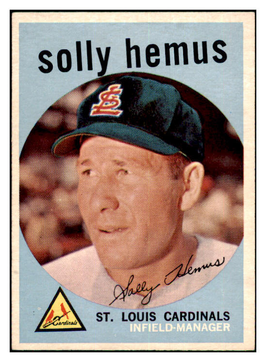 1959 Topps Baseball #527 Solly Hemus Cardinals NR-MT 435686