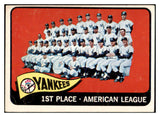 1965 Topps Baseball #513 New York Yankees Team VG-EX 435698