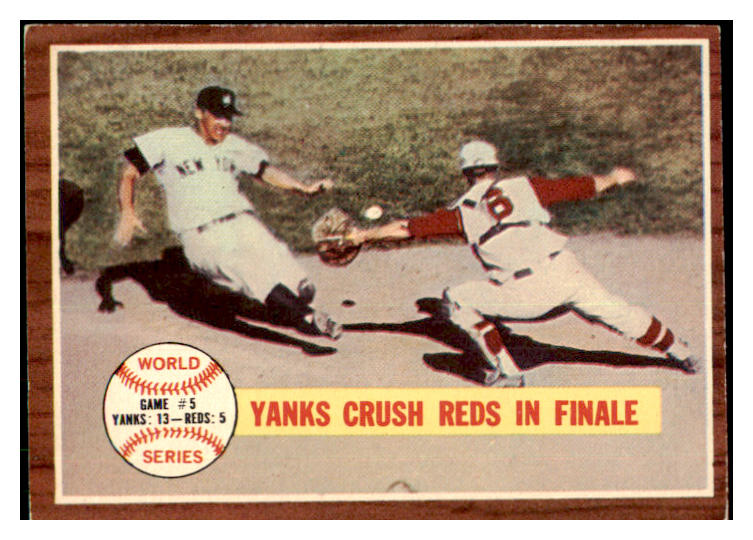 1962 Topps Baseball #236 World Series Game 5 Blanchard EX 435710