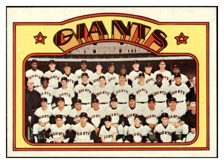 1972 Topps Baseball #771 San Francisco Giants Team NR-MT 435715