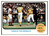 1973 Topps Baseball #203 World Series Game 1 Johnny Bench EX 435724