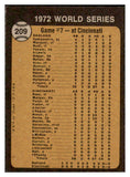 1973 Topps Baseball #209 World Series Game 7 Bert Campaneris NR-MT 435727