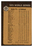 1973 Topps Baseball #206 World Series Game 4 Gene Tenace EX-MT 435732