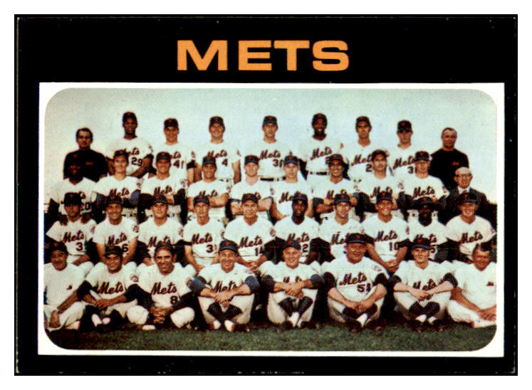 1971 Topps Baseball #641 New York Mets Team NR-MT 435751
