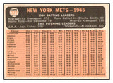 1966 Topps Baseball #172 New York Mets Team VG-EX 435773