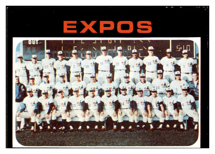 1971 Topps Baseball #674 Montreal Expos Team EX-MT 435798