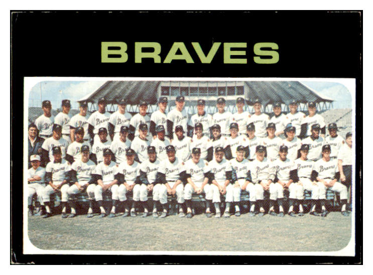 1971 Topps Baseball #652 Atlanta Braves Team EX 435800