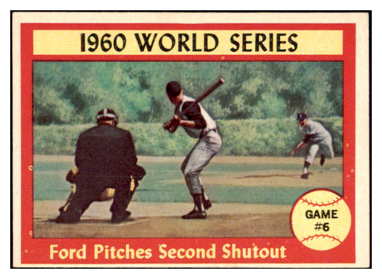 1961 Topps Baseball #311 World Series Game 6 Whitey Ford NR-MT 435827