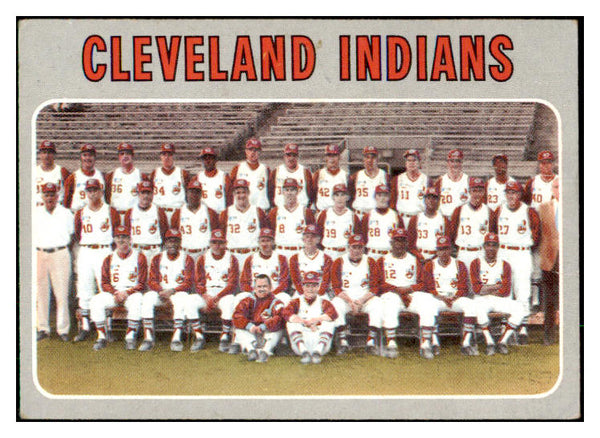 1970 Topps Baseball #637 Cleveland Indians Team VG-EX 435846