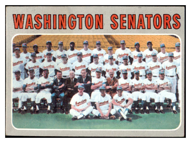 1970 Topps Baseball #676 Washington Senators Team EX 435853