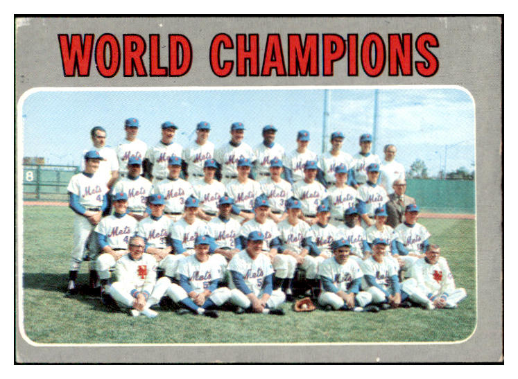 1970 Topps Baseball #001 New York Mets Team VG-EX 435854