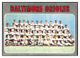 1970 Topps Baseball #387 Baltimore Orioles Team EX-MT 435856