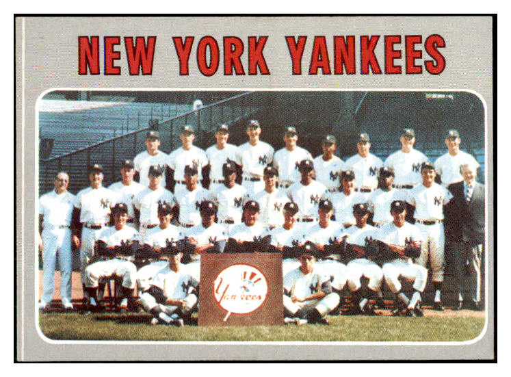 1970 Topps Baseball #399 New York Yankees Team EX-MT 435857