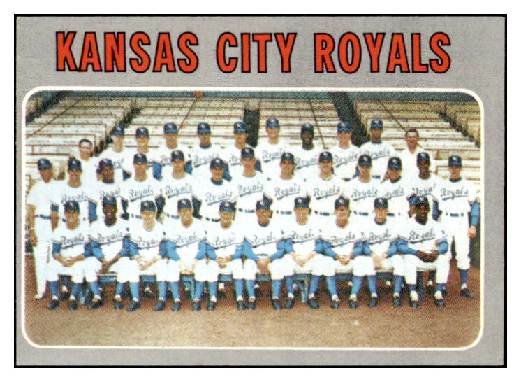 1970 Topps Baseball #422 Kansas City Royals Team NR-MT 435858