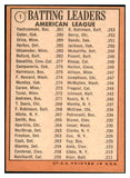 1969 Topps Baseball #001 A.L. Batting Leaders Carl Yastrzemski EX 435873