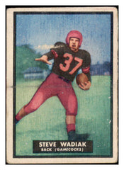 1951 Topps Magic Football #036 Steve Sadiak South Carolina VG Scratched 435930