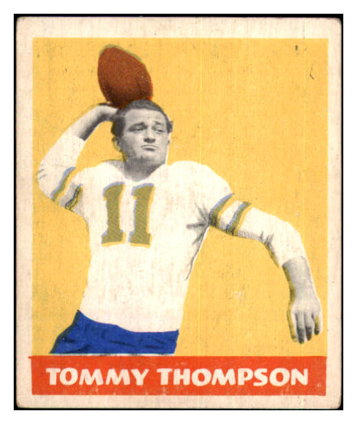 1948 Leaf Football #009 Tom Thompson Eagles EX 435989