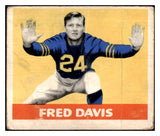 1948 Leaf Football #027 Fred Davis Bears Good 436002