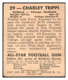 1948 Leaf Football #029 Charley Trippi Cardinals FR-GD 436004