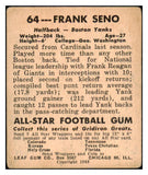 1948 Leaf Football #064 Frank Seno Yanks VG-EX 436035