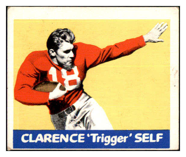 1948 Leaf Football #078 Clarence Self Wisconsin VG-EX 436049