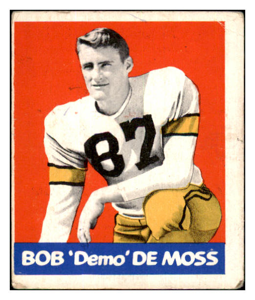 1948 Leaf Football #086 Bob Demoss Purdue VG 436057