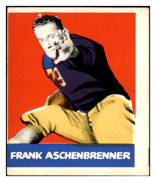 1948 Leaf Football #093 Frank Aschenbrenner Northwestern VG-EX 436064