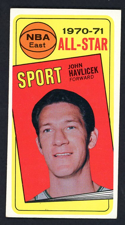 1970 Topps Basketball #112 John Havlicek A.S. Celtics Poor back damage 436367
