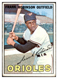 1967 Topps Baseball #100 Frank Robinson Orioles VG 436561