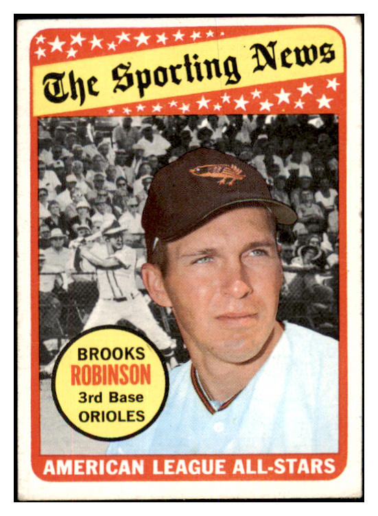 1969 Topps Baseball #421 Brooks Robinson A.S. Orioles VG-EX 436584