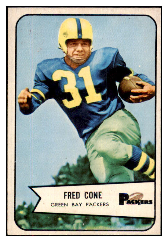 1954 Bowman Football #046 Fred Cone Packers NR-MT 436688