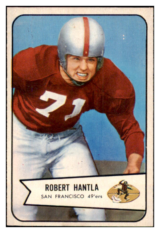 1954 Bowman Football #066 Bob Hantla 49ers NR-MT 436712